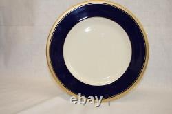 Palace Royale by Pickard Dinner Plate Gold Encrusted Rim, Cobalt Blue Band