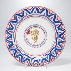 Palio di Siena Italian Contrade Pantera Panther Red Blue Dinner Plate 11