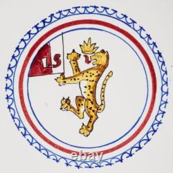 Palio di Siena Italian Contrade Pantera Panther Red Blue Dinner Plate 11
