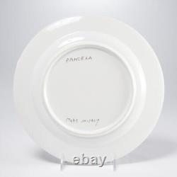 Palio di Siena Italian Contrade Pantera Panther Red Blue Dinner Plate 11