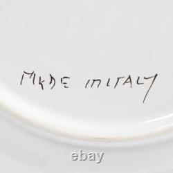 Palio di Siena Italian Contrade Pantera Panther Red Blue Dinner Plate 11