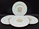 Paragon White Dogwood Mint Blue Dinner Plates (Set of 4) Bone China England