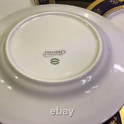 Philippe Deshoulieres Orsay Bleu 10.5 Dinner Plates (5)