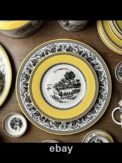 Plate Set For 6. German Porcelain. 6Big Plates 6Small. Dinner Villeroy&Boch Design