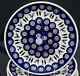 Polish Pottery Boleslawiec Wiza 4 DINNER PLATES Roosters, New