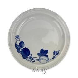 Portmeirion Harvest Blue Dinner Plates Set of 4 Vintage 10 1/2 Blue Floral 1995