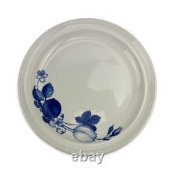 Portmeirion Harvest Blue Dinner Plates Set of 4 Vintage 10 1/2 Blue Floral 1995