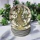 Pottery Barn Peacock Plates Art Nouveau Style Green Blue Gold Trim 9.5 Set 10