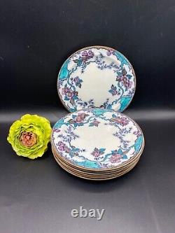 RARE 1860's Pinder Bourne Co. England, Apple Blossom 102 pieces dinnerware set