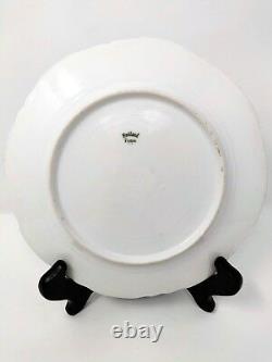 RARE & Unique Haviland Scofield Dinner Plates Set of 6