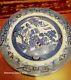 RARE Vintage Church-Hill of England Blue Willow Dinner Plate