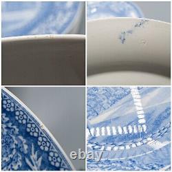 READ- Wedgwood University of Pennsylvania Blue Dinner Plates 10 3/8 Set of 12