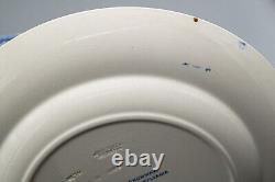 READ- Wedgwood University of Pennsylvania Blue Dinner Plates 10 3/8 Set of 12