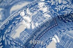 READ- Wedgwood University of Pennsylvania Blue Dinner Plates 10 3/8 Set of 12