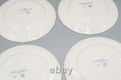 READ- Wedgwood University of Pennsylvania Blue Dinner Plates 10 3/8 Set of 12