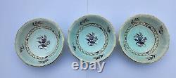 REGENT Calyxware Dinnerware 35 Pc Set Adams China ENGLAND Aqua Purple Flower