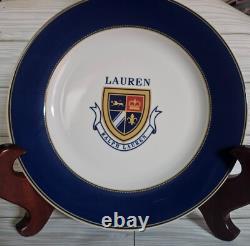 Ralph Lauren Knockhill Accent 9-Inch Dinner Plates (4) New Without Tags