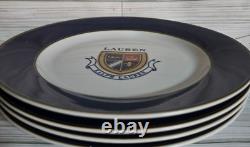 Ralph Lauren Knockhill Accent 9-Inch Dinner Plates (4) New Without Tags