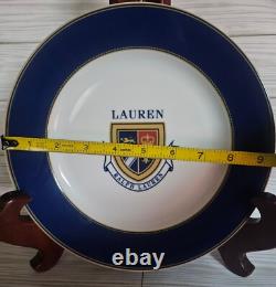 Ralph Lauren Knockhill Accent 9-Inch Dinner Plates (4) New Without Tags
