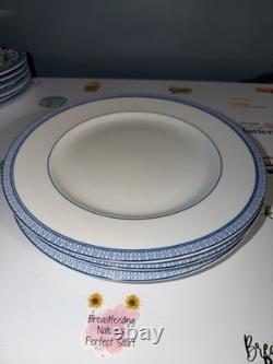 Ralph Lauren MACAO White & Blue Porcelain Plates Set of 9