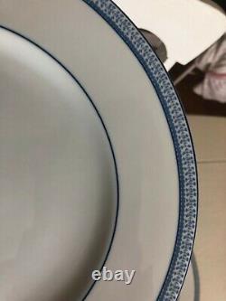 Ralph Lauren Macao White & Blue Porcelain Dinner Plates Set of Four New