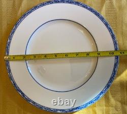 Ralph Lauren Mandarin Blue Dinner Plate 10 5/8 Discontinued Set Of 5