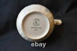 Ralph Lauren Morning Garden Blue Dinner Plates (6), Mug & Pitcher Set Lot