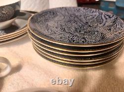 Ralph Lauren Round Hill dinner/luncheon plates, cups & saucers DISCONTINUED