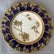 Rare Antique Spode Copeland Cobalt Blue Gilt Gold Encrusted Dinner Plate Bowl