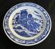 Rare Blue Wallace Westward Ho Pioneer Trails 10 5/8 Dinner Plate (s)