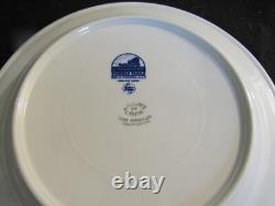 Rare Blue Wallace Westward Ho Pioneer Trails 10 5/8 Dinner Plate (s)