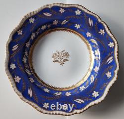 Rare Pattern Georgian Period 5 Soup Plates Bone China Coalport England 1805-1835