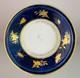 Rare Sevres 1848 Lapis Lazuli blue porcelain plate, signed by Moulder & Gilder