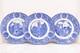 Rare Shenango China OHIO State University Blue Dinner Plates Set of 3