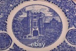 Rare Shenango China OHIO State University Blue Dinner Plates Set of 3