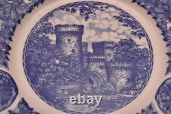 Rare Shenango China OHIO State University Blue Dinner Plates Set of 3