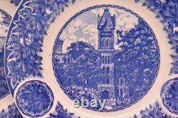Rare Shenango China OHIO State University Blue Dinner Plates Set of 3