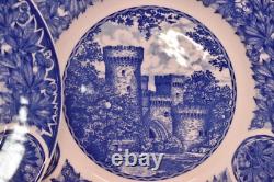 Rare Shenango China OHIO State University Blue Dinner Plates Set of 3