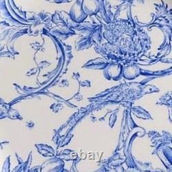Rare Spode Williamsburg Blue Provincial GardenDinner Plates Mint Condition