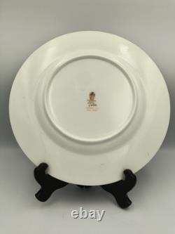 Rare Tiffany and Co Wedgwood Collaboration Swinburne Blue Dinner Plate Set of 4