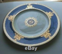 Rare Wedgwood Columbia Powder Blue 10 7/8 Dinner Plate Multiple Available