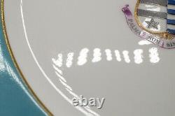 Reverend Charles Doughty Theberton Hall Armorial Dinner Plates Set of 7 Antique