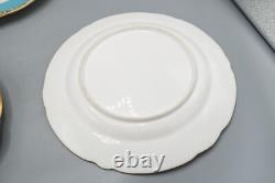 Reverend Charles Doughty Theberton Hall Armorial Dinner Plates Set of 7 Antique