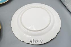 Reverend Charles Doughty Theberton Hall Armorial Dinner Plates Set of 7 Antique