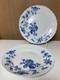 Richard Ginori Rose Blue 10.2 Dinner Plate Set of 2 Discontinued Ceramic Pre-Ow