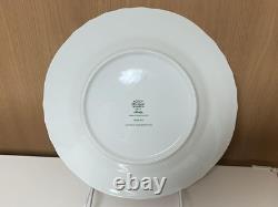 Richard Ginori Rose Blue 10.2 Dinner Plate Set of 2 Discontinued Ceramic Pre-Ow