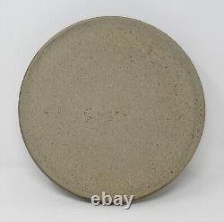 Robert Bob Briscoe Studio Pottery Blue & Brown Dinner Plates Set of 7
