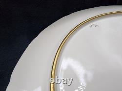 Rosenthal 5957 Cobalt Blue Gold Encrusted Dinner Plates Set of 8
