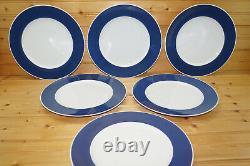 Rosenthal Composition Cobalt (6) Dinner Plates, 10