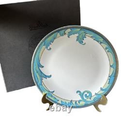 Rosenthal Versace 11 1/4 Dinner Plate Medusa Ikarus Arabesque Blue With Box KC